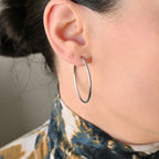Endless Hoop Earrings - Infinity Hoops - Continuous Hoops
