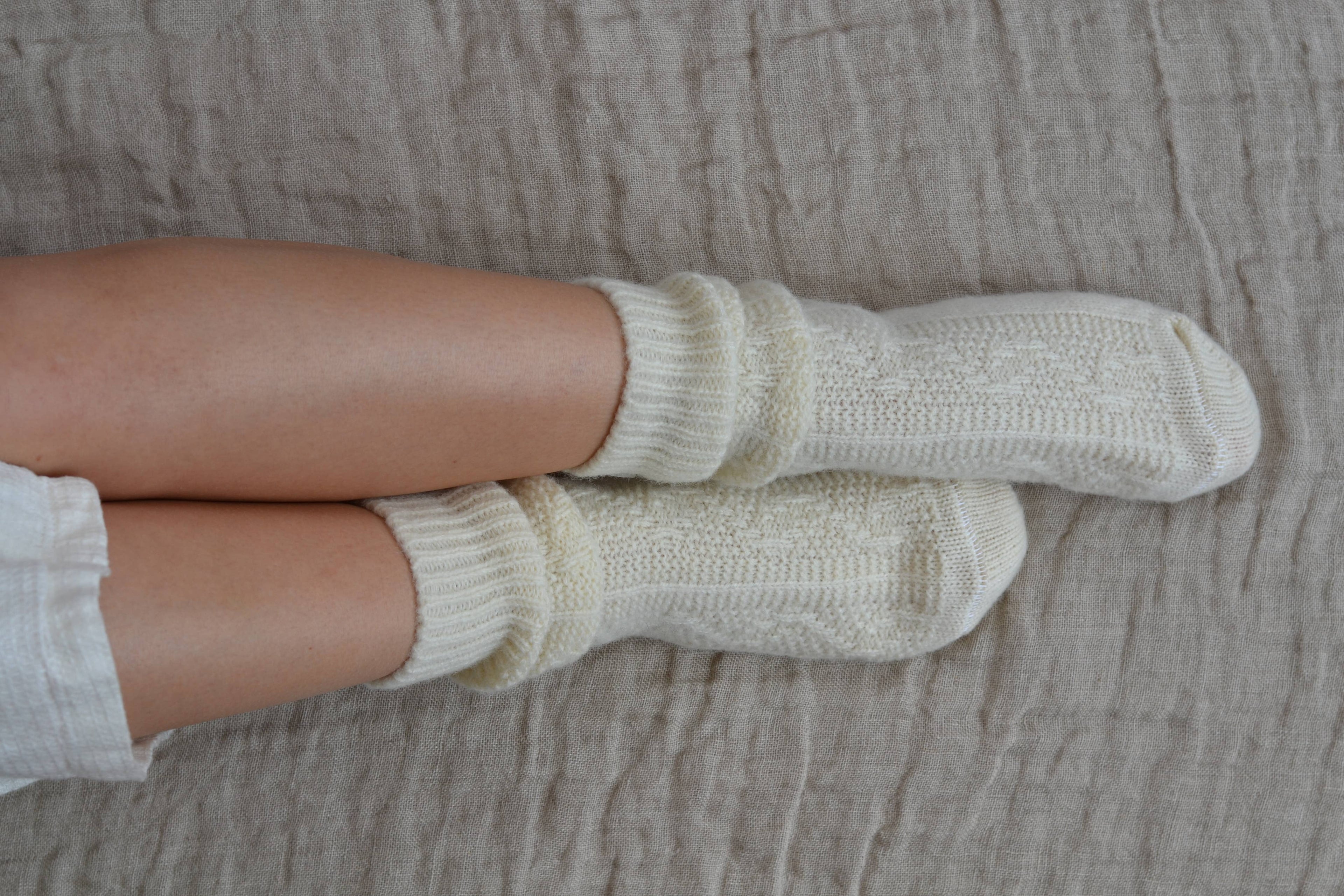 Wallis Cable Knit Wool Socks