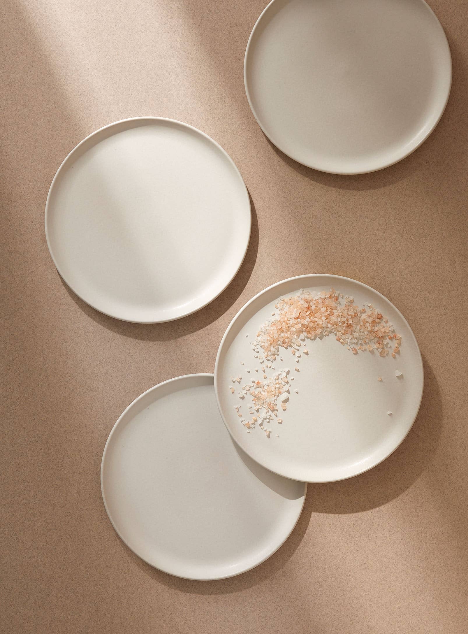 Stoneware Flat Salad/Dinner Plate | Edan 9.4"