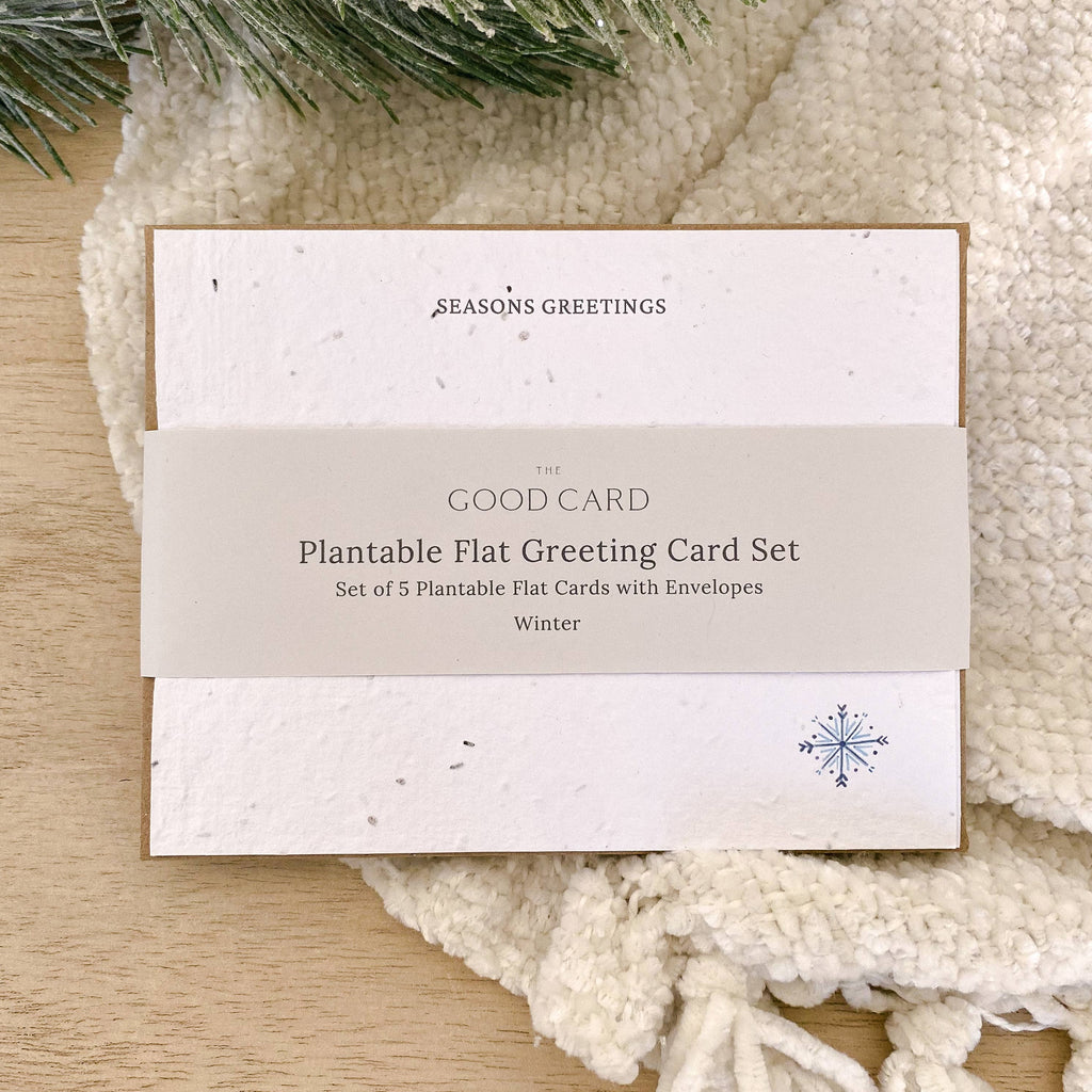 Plantable Flat Card Set - Winter