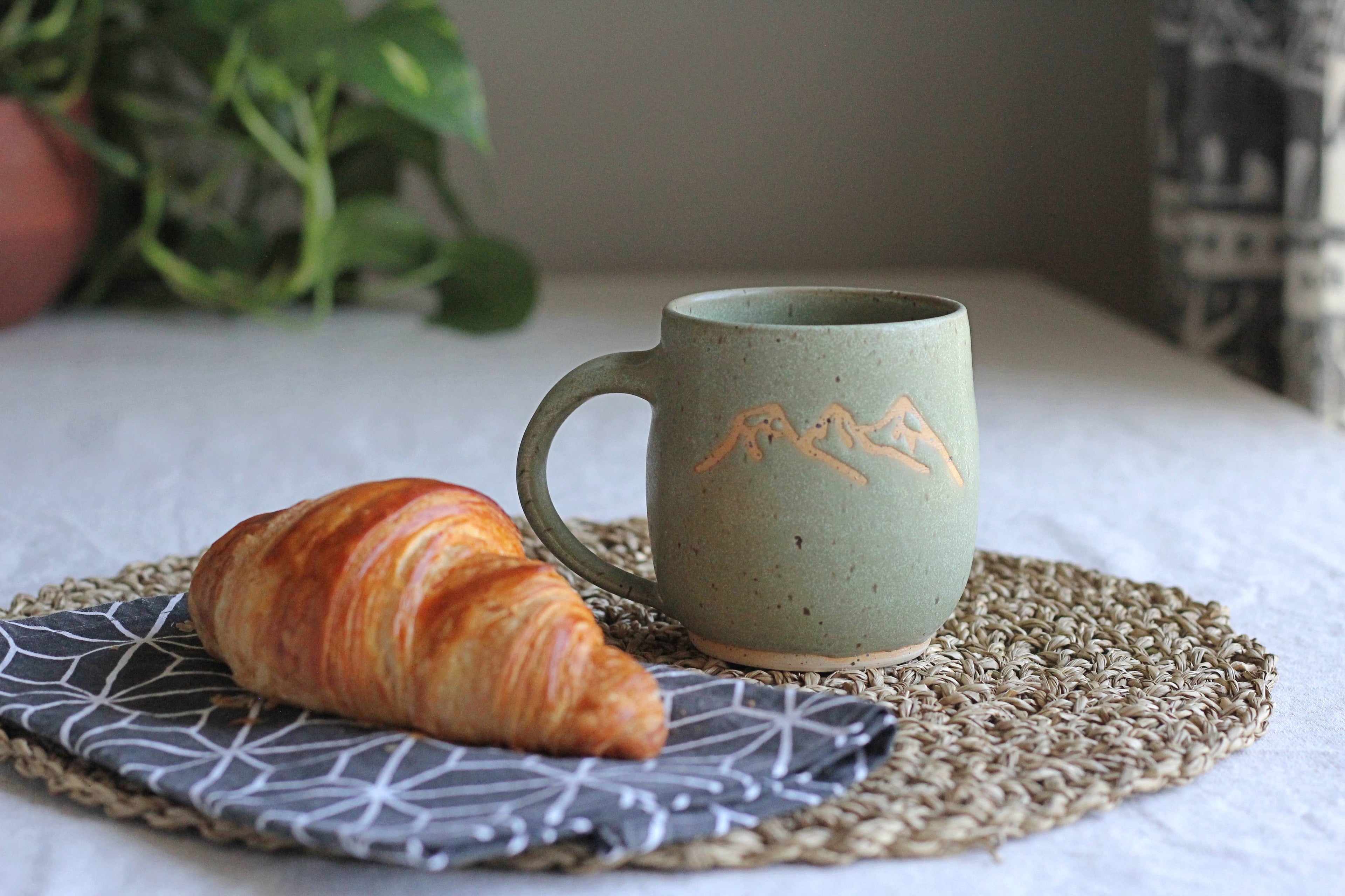 Calgary Clay Co. - Mountain Peaks Mug Handmade Ceramic