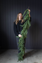 Cypress Leaf Full Real Touch Garland - 6ft