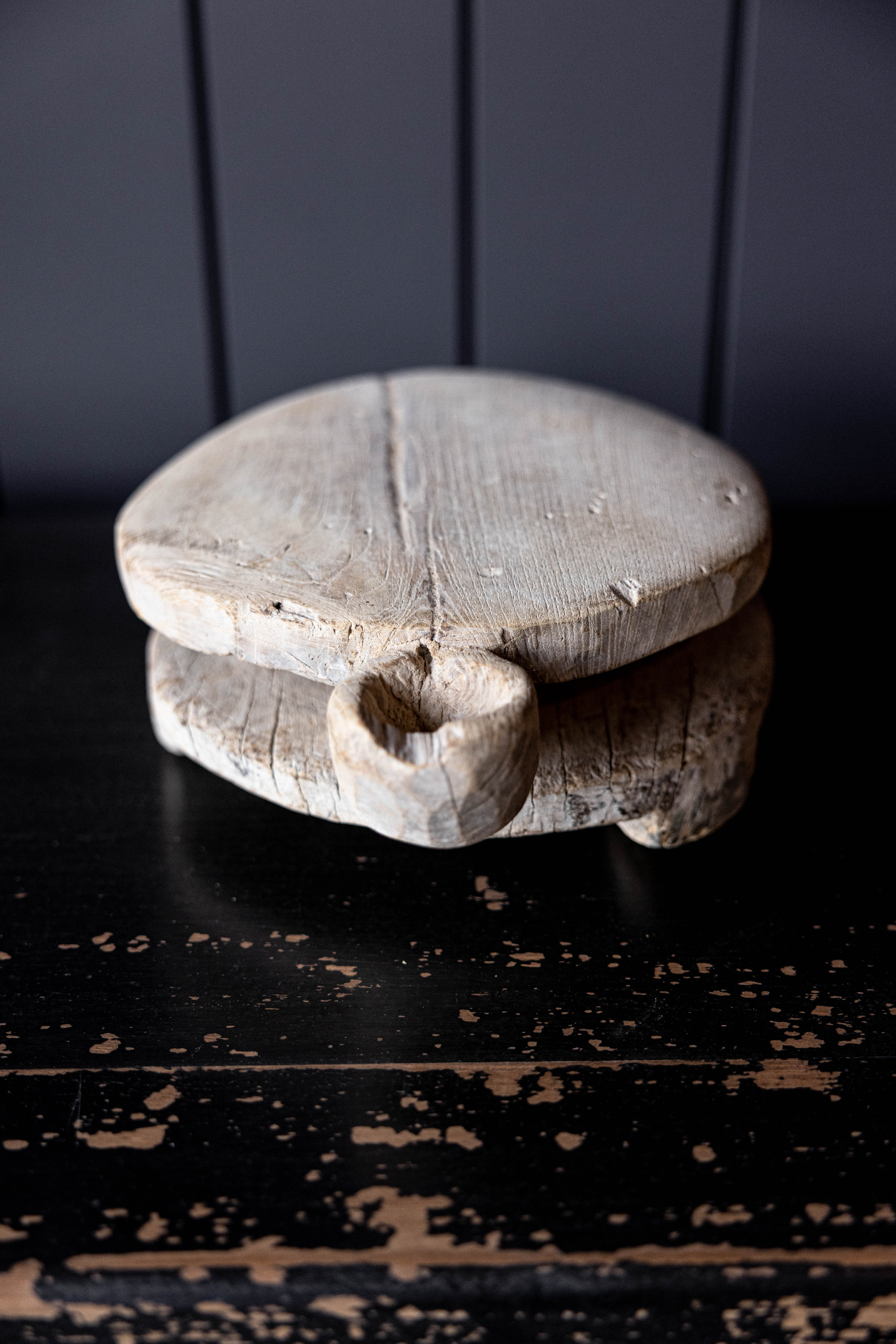 Vintage India Bleached Chapati Board