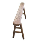 Antique Skinny Wooden Bench, Size 45-55 in ( In store purchase only )