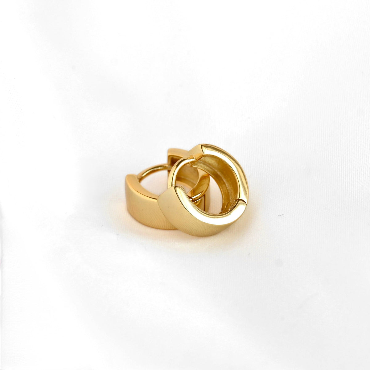 Blueyejewelry - Chunky Wide Bold Hoops