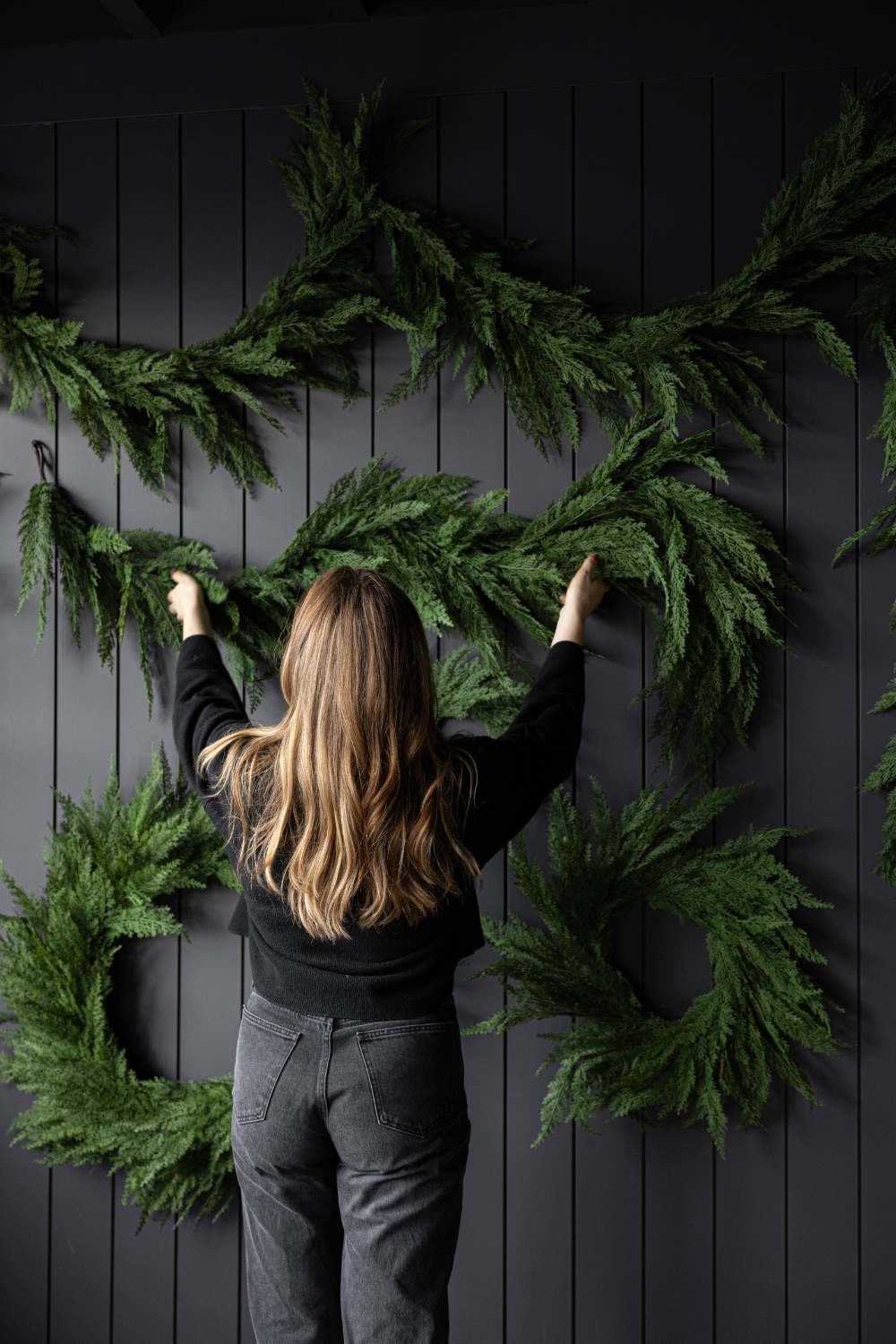 Cypress Leaf Full Real Touch Garland - 6ft