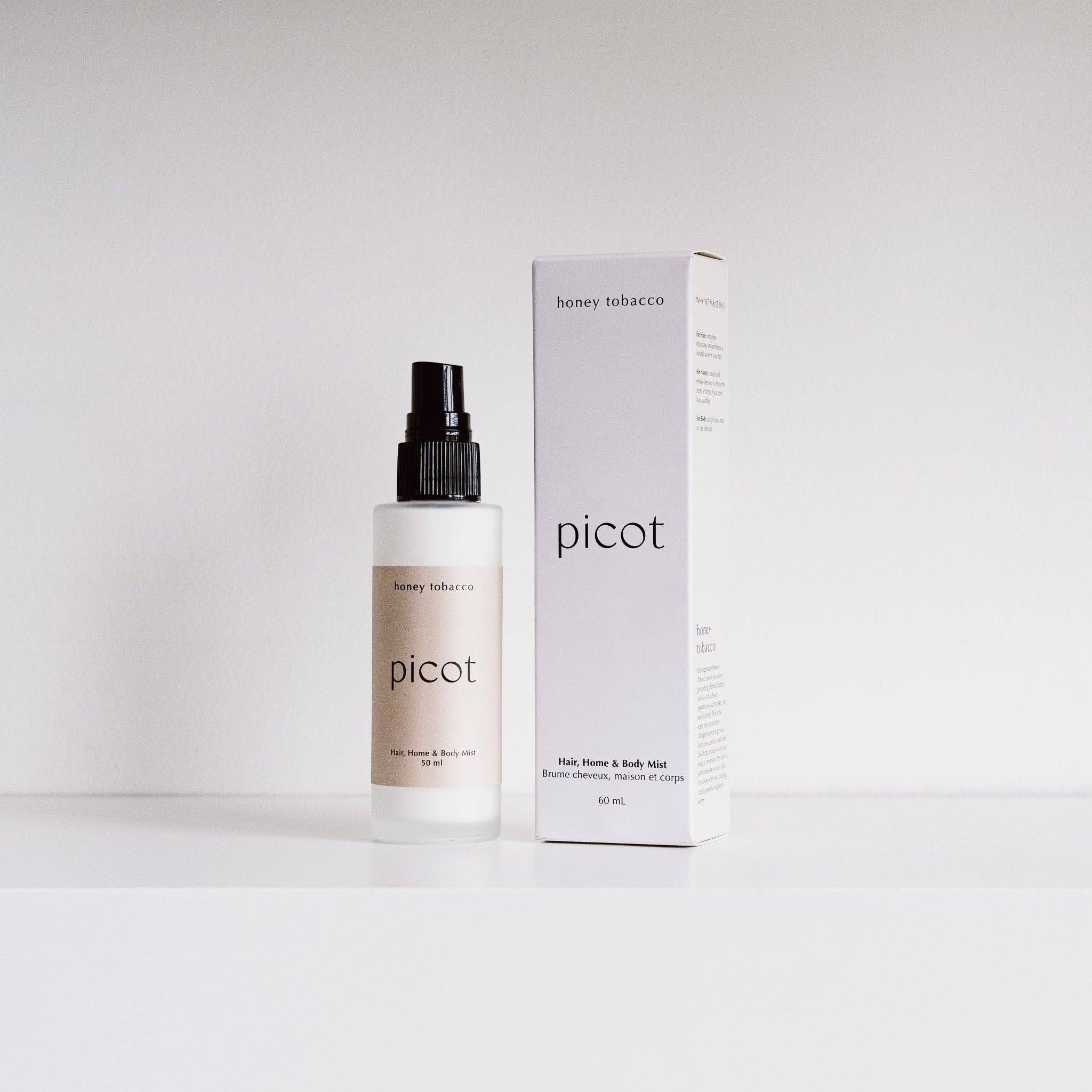 Honey Tobacco Hair, Home & Body Mist