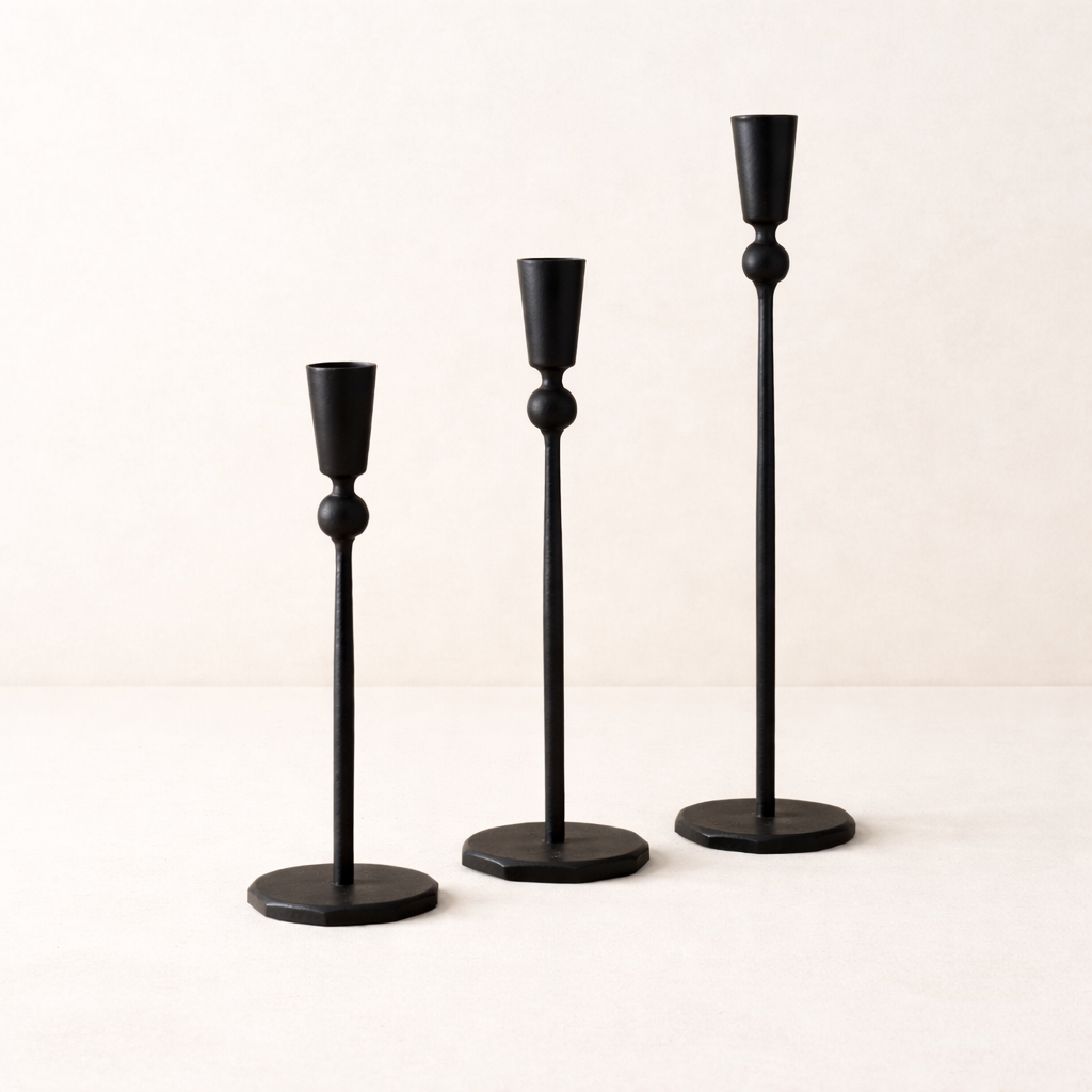 Luxe B Co - Iron Candle Sticks Holder