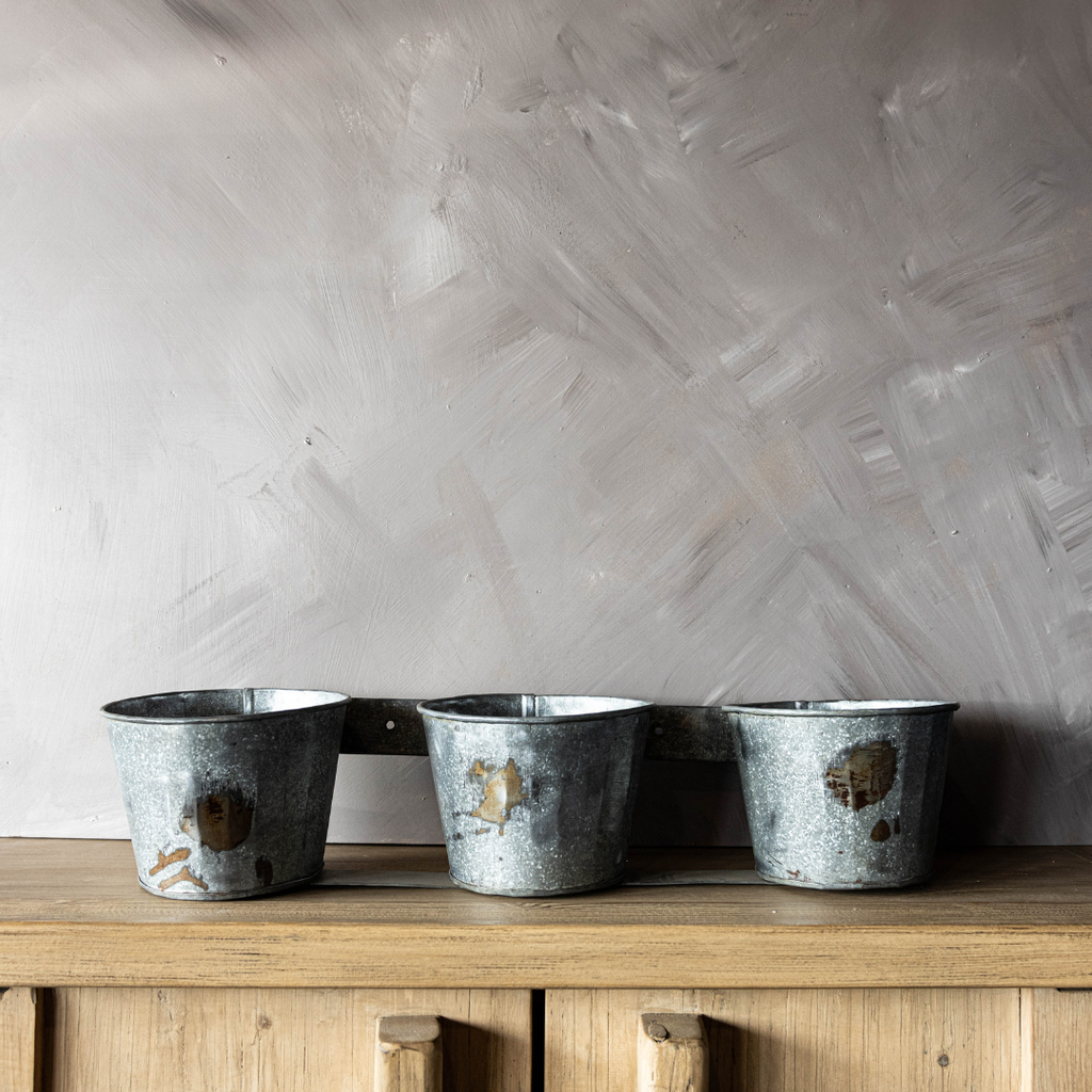 Luxe B Co- Iron Trio Planters