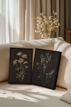 Precious Flower Duo , canvas wall art print 18x24 (x2)