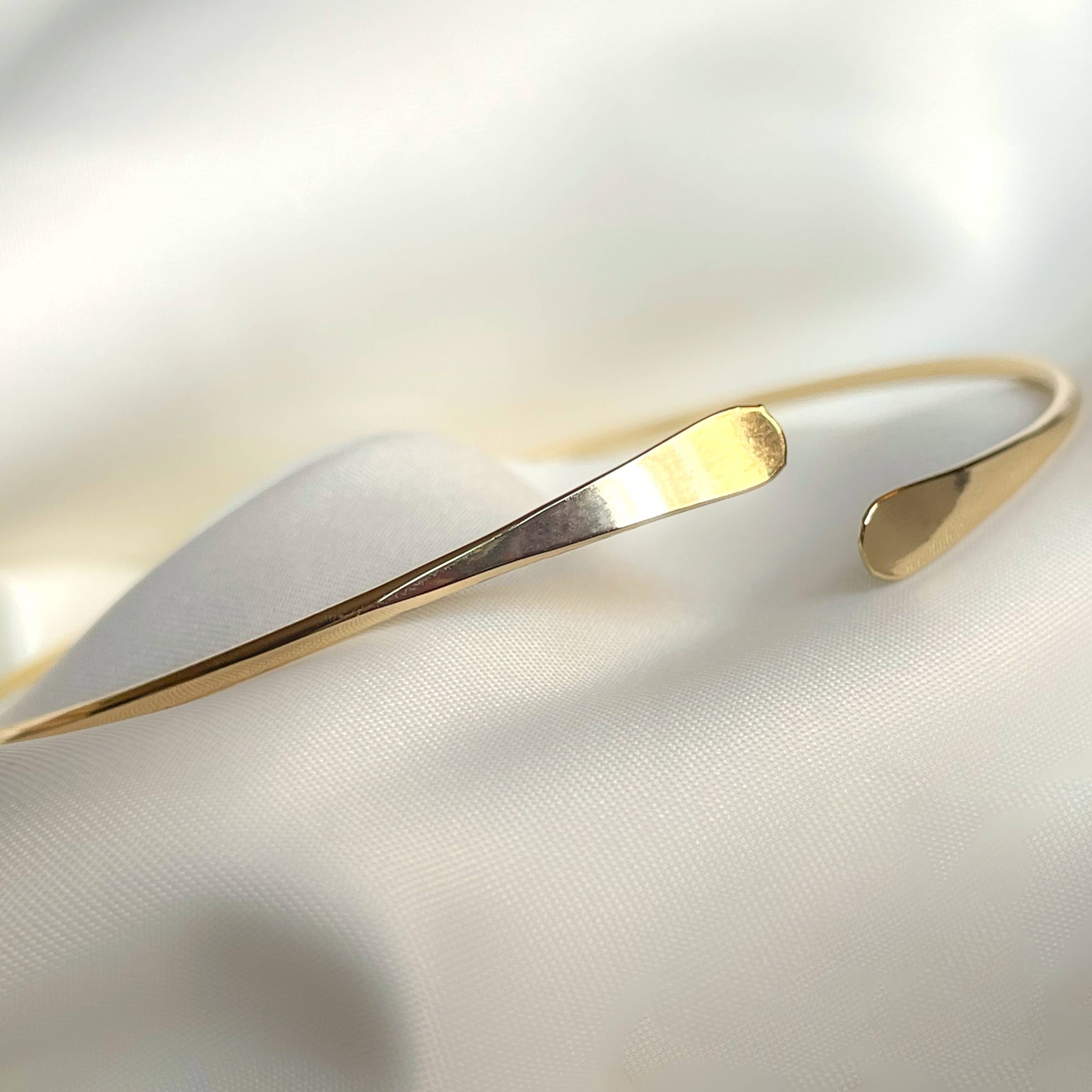 Gold Forearm Cuff - Open Arm Band - Upper Arm Cuff