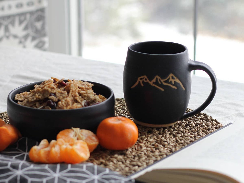 Calgary Clay Co. - Mountain Peaks Mug Handmade Ceramic