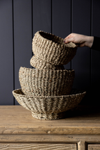 Luxe B CO- Woven Seagrass Bowl