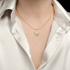 Vintage Style Sun Necklace - Sun Burst Coin Necklace