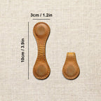 Leather Magnetic Bookmark, Handmade Leather Book mark