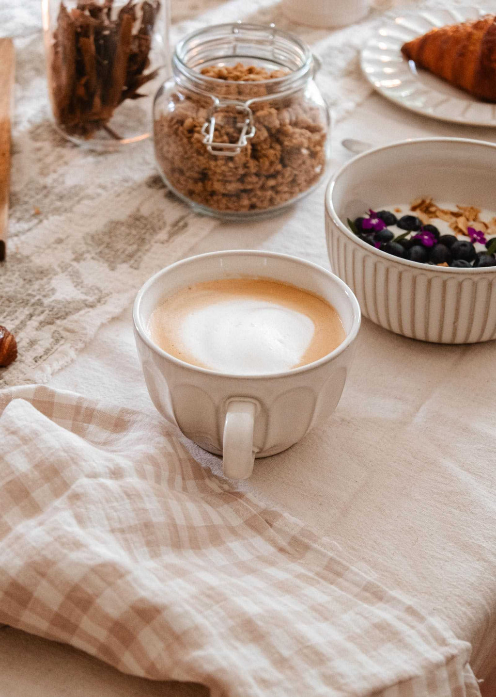 The Large Fluted Ceramic Mug