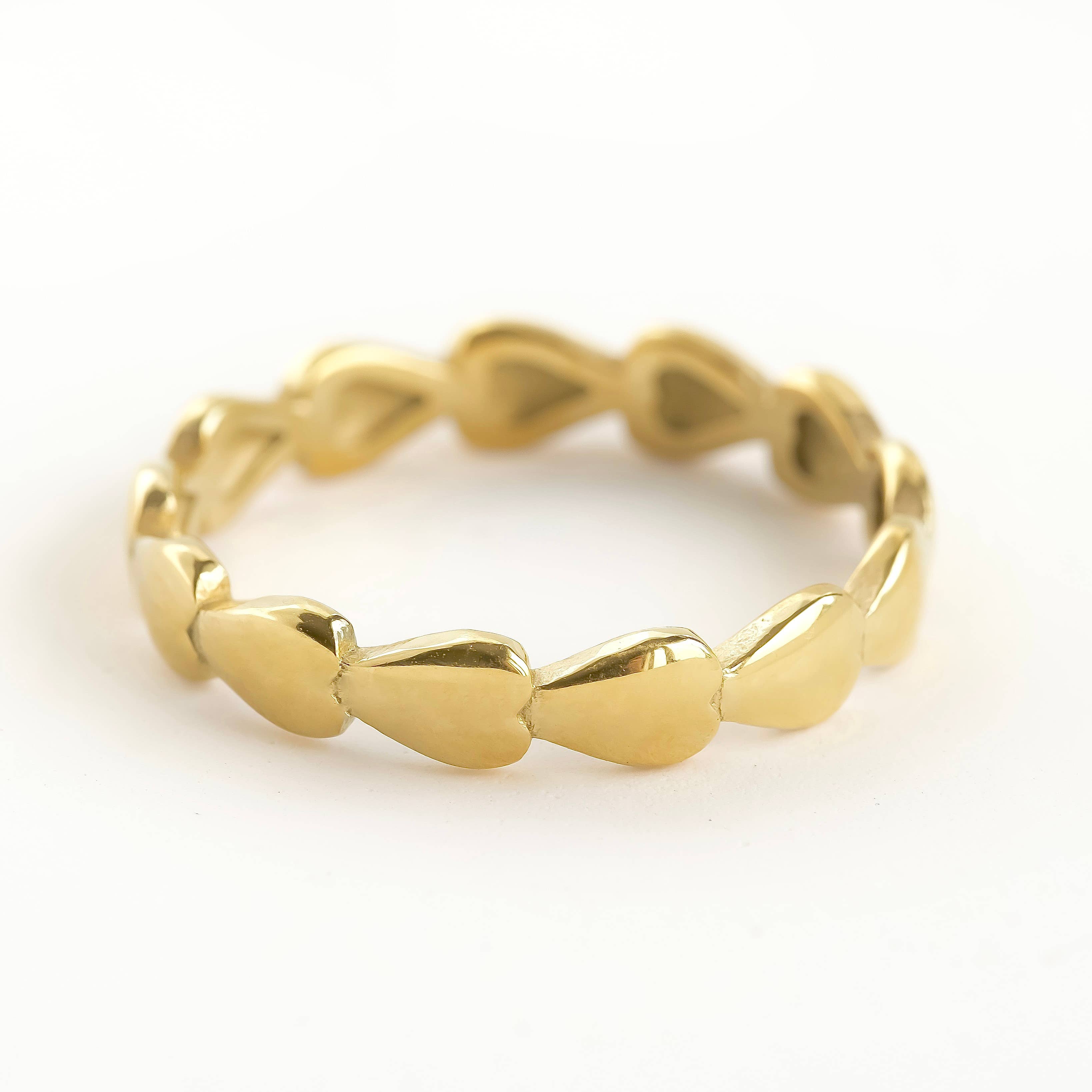 Dainty Gold Rings - Waterproof 18k Gold Stackable Rings