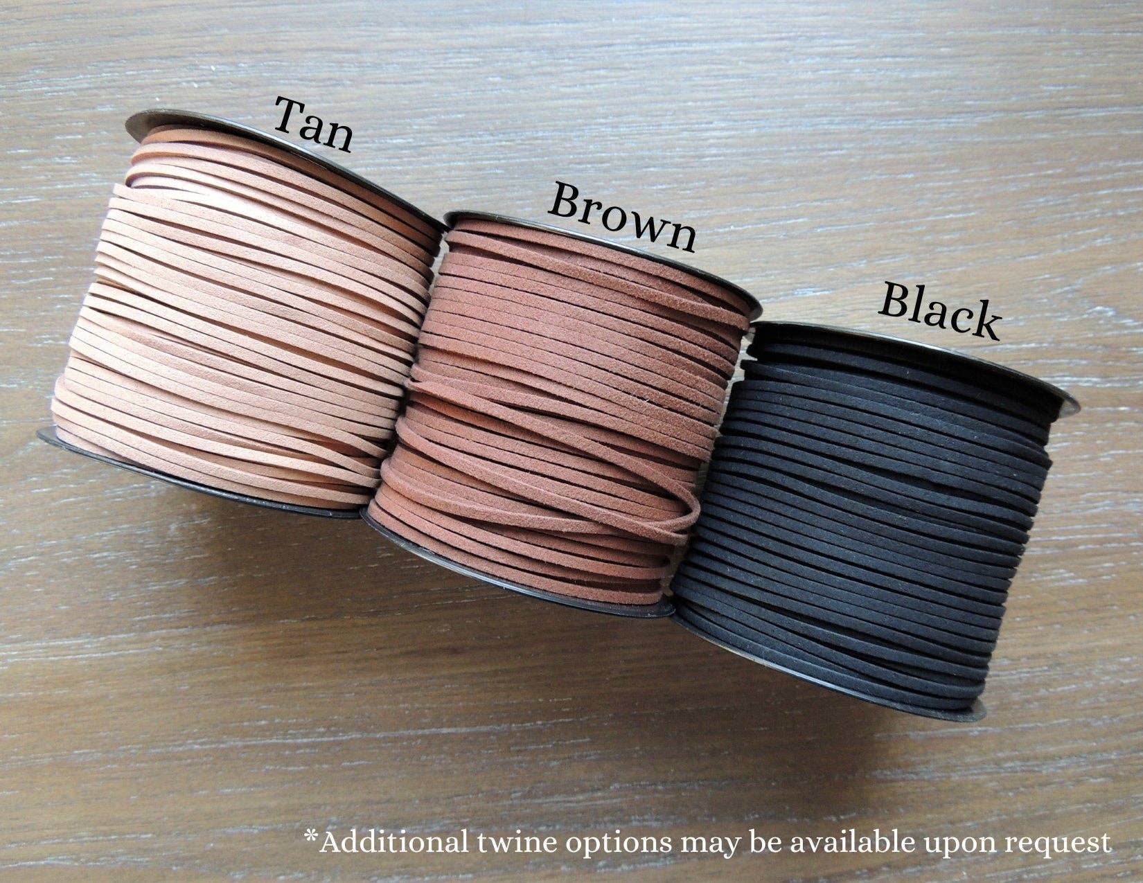 Scandinavian Christmas Ornament - Leafy Tree Tan or Brown Twine*