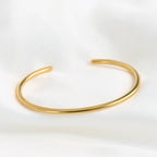 Slim Claw Bracelet - Thin Cuff Bracelet - Plain Open Bangle