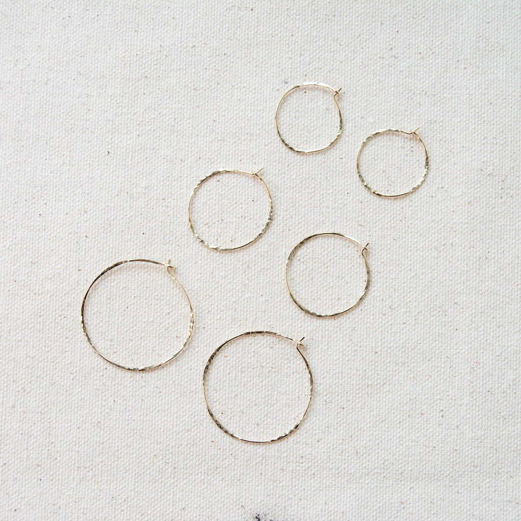 Organic Textured Hoops