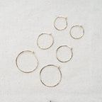 Organic Textured Hoops