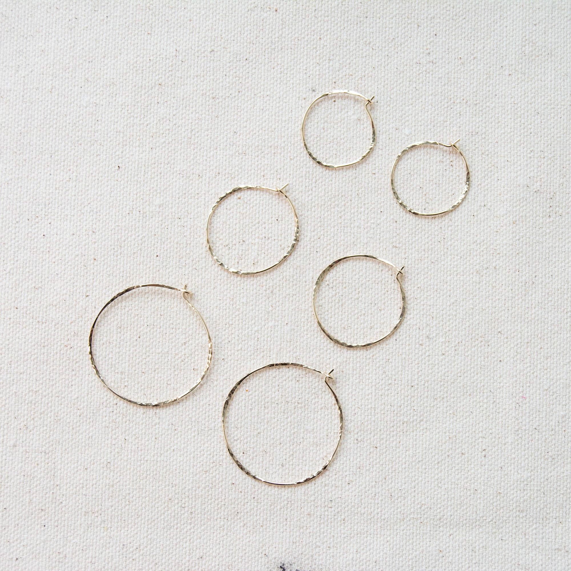 Organic Textured Hoops