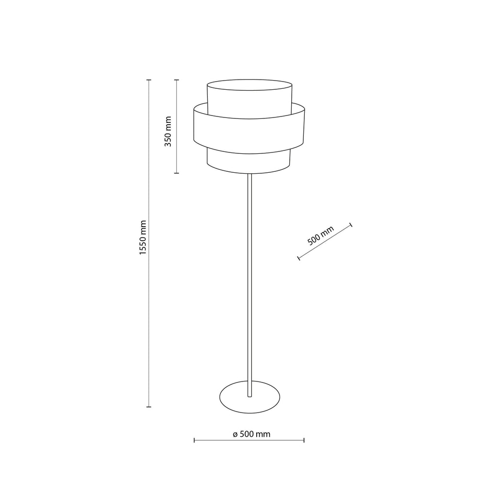CALISTO JUTE Floor Lamp ( Ships in two weeks)