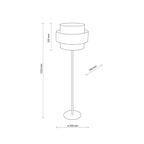 CALISTO JUTE Floor Lamp ( Ships in two weeks)