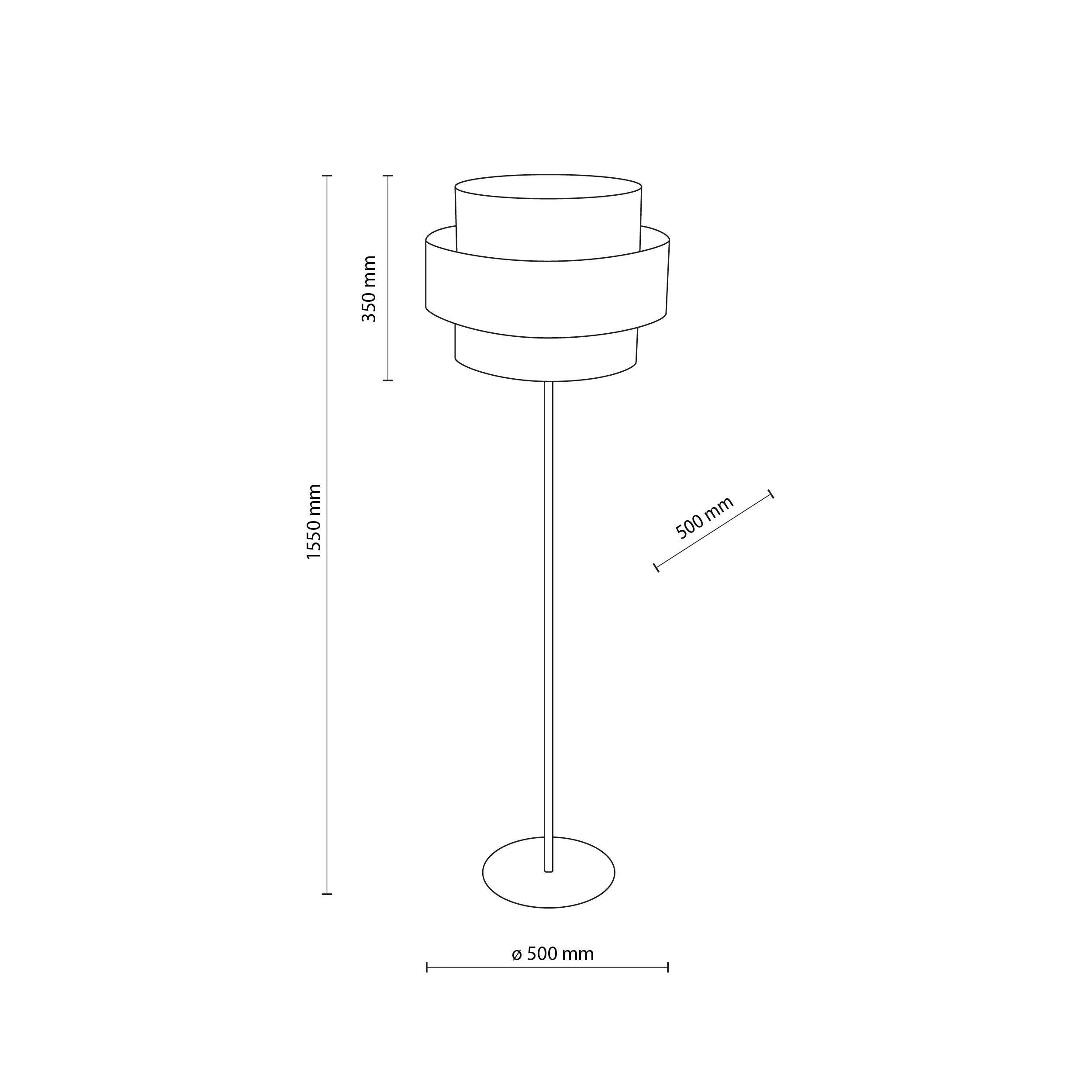 CALISTO JUTE Floor Lamp ( Ships in two weeks)