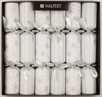 White Snowflakes & Stripes