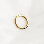 Blueyejewelry - Etched Lines Angular Gold Ring - Stainless Steel Gold Ring