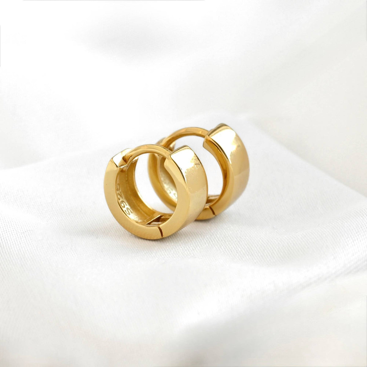 Blueyejewelry - Chunky Wide Bold Hoops