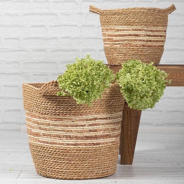 Baskets With Handles, ( Set of 3 ) (In Store Purchase Only)