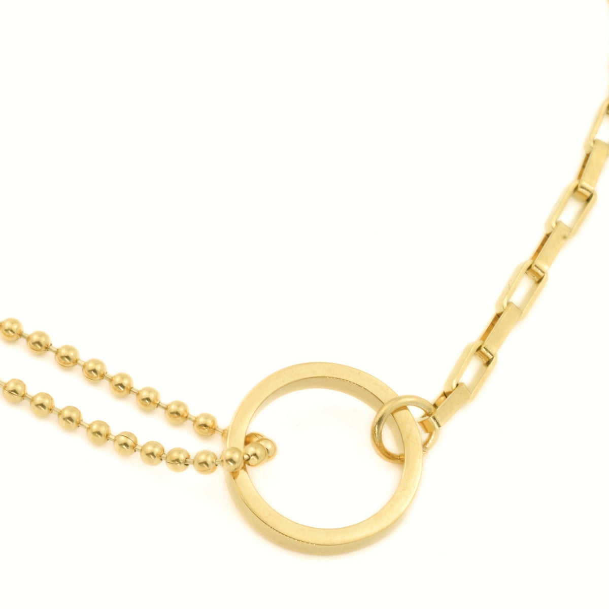 Circle Link Choker - Waterproof Asymmetrical Circle Choker