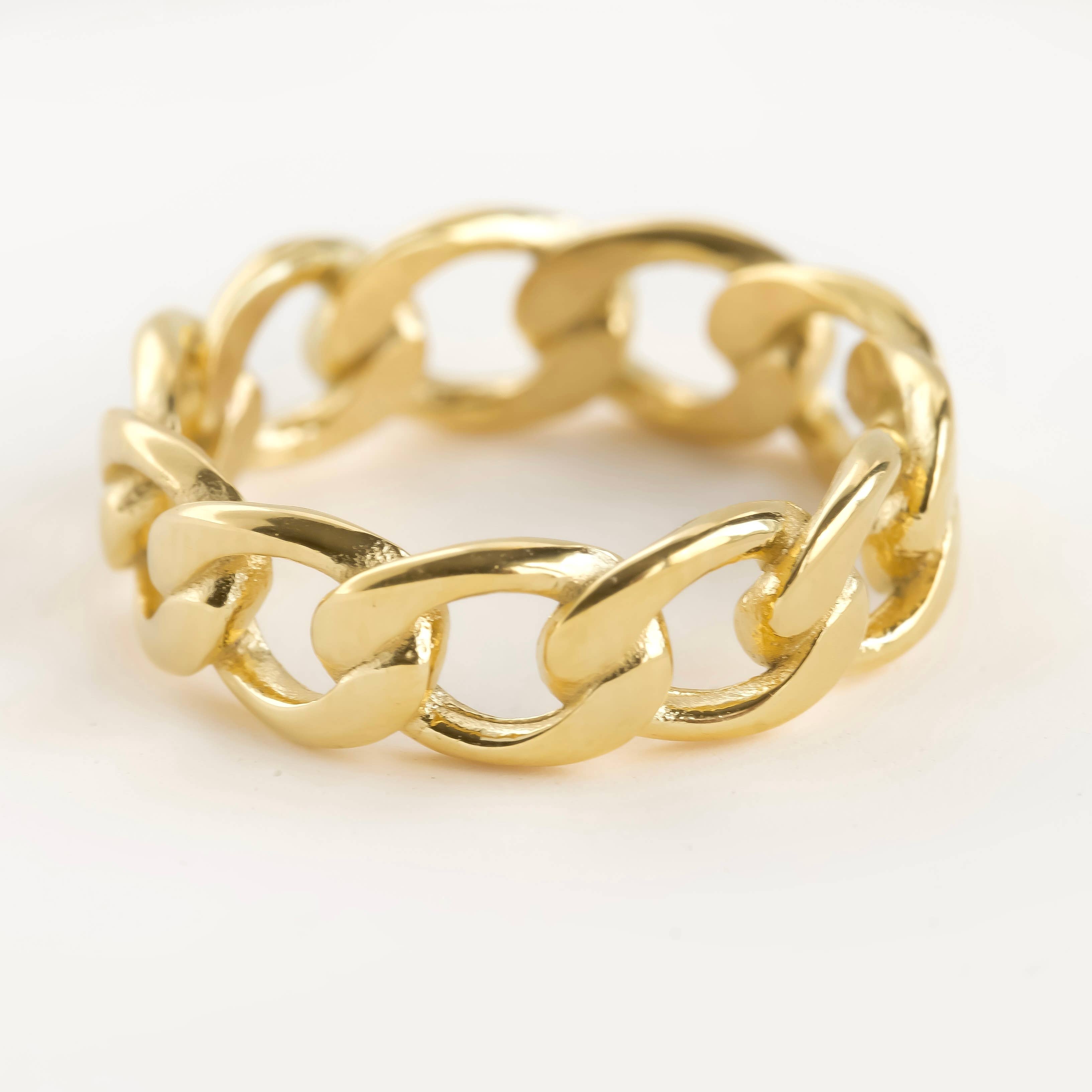 Dainty Gold Rings - Waterproof 18k Gold Stackable Rings
