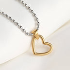 Blueyejewelry - Oval Beaded Chain Necklace - Dainty Gold Layering Necklace