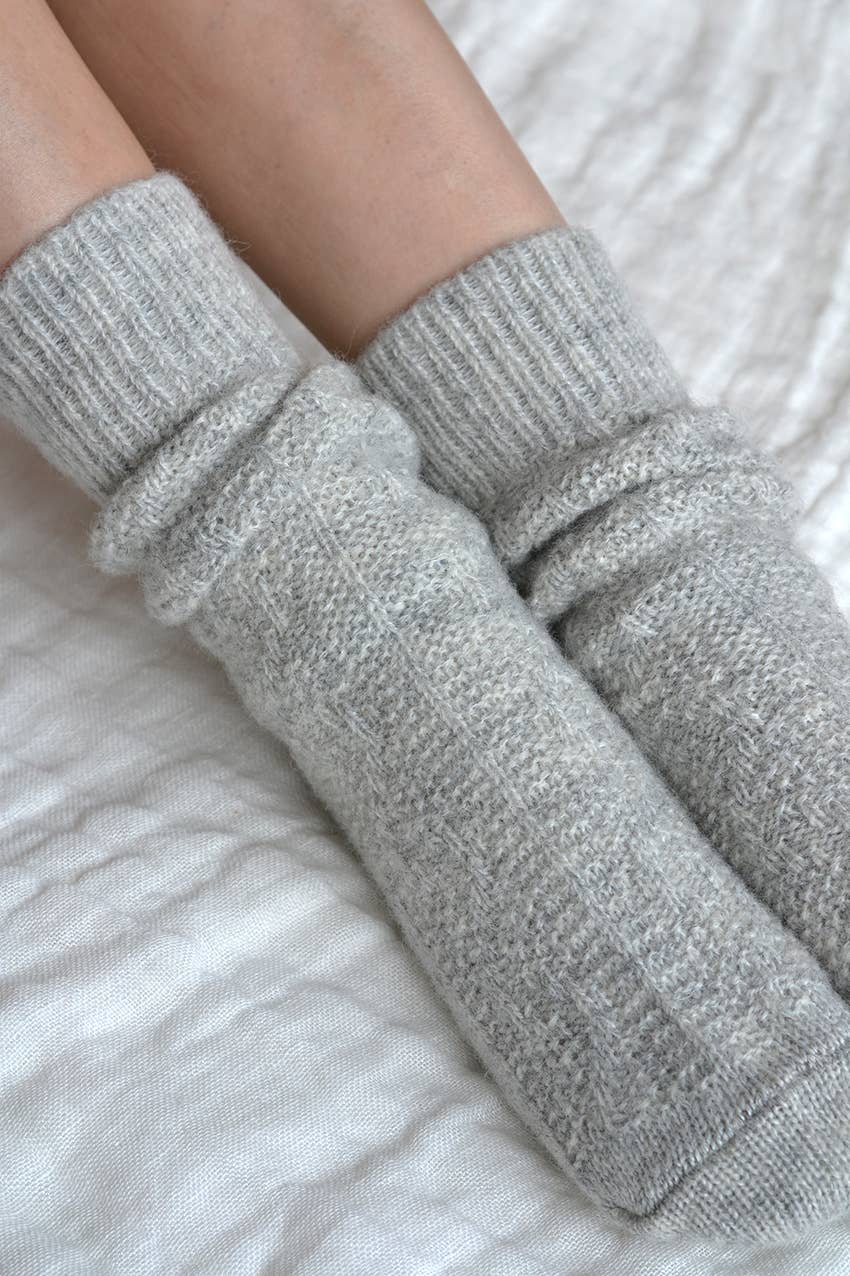 Wallis Cable Knit Wool Socks