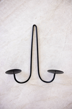 Luxe B Co- Black Iron Dual Wall Sconce
