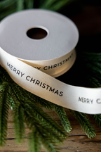 Ribbon Merry Christmas Holiday Decor