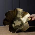Luxe B Co - Oversized Aluminum Wavy Bowl