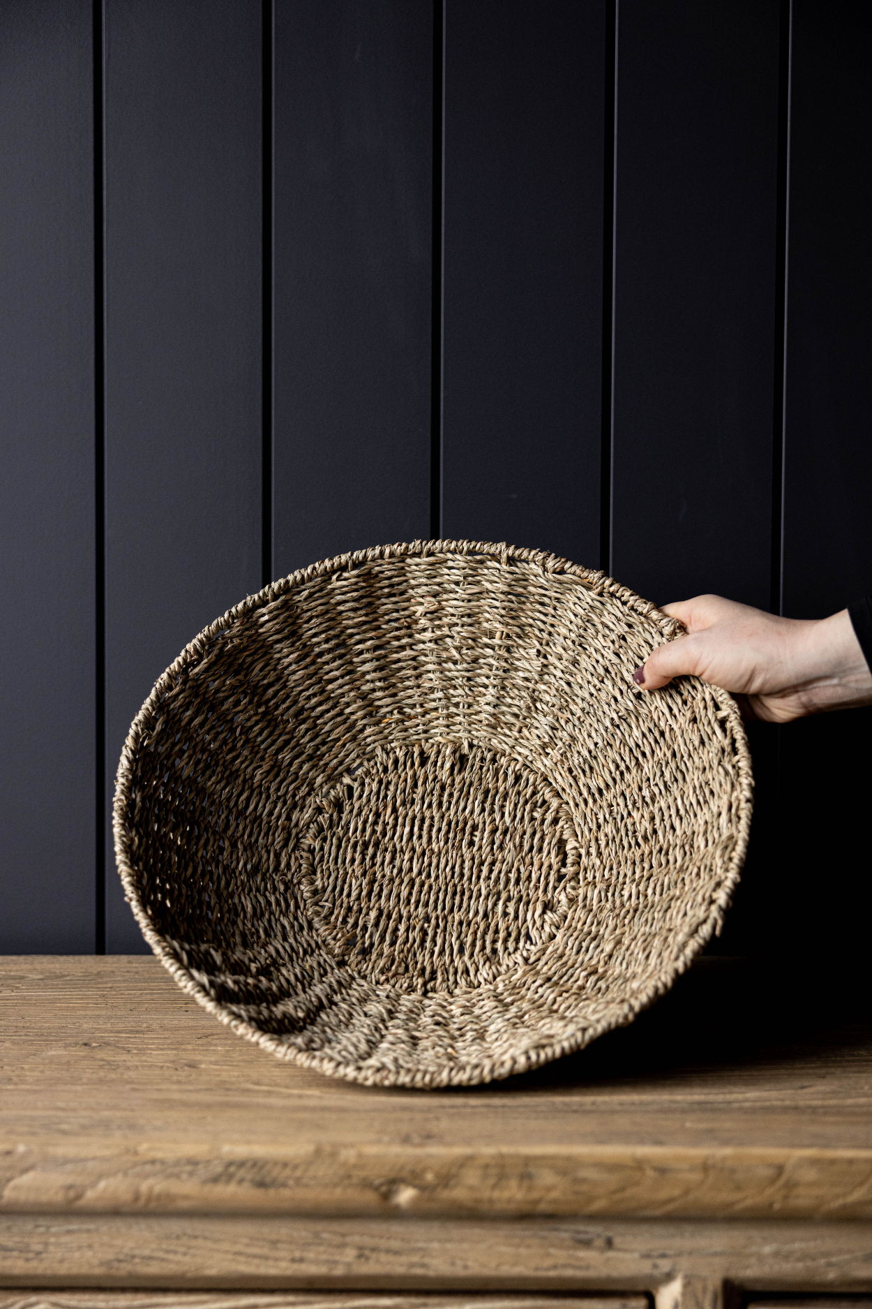 Luxe B CO- Woven Seagrass Bowl