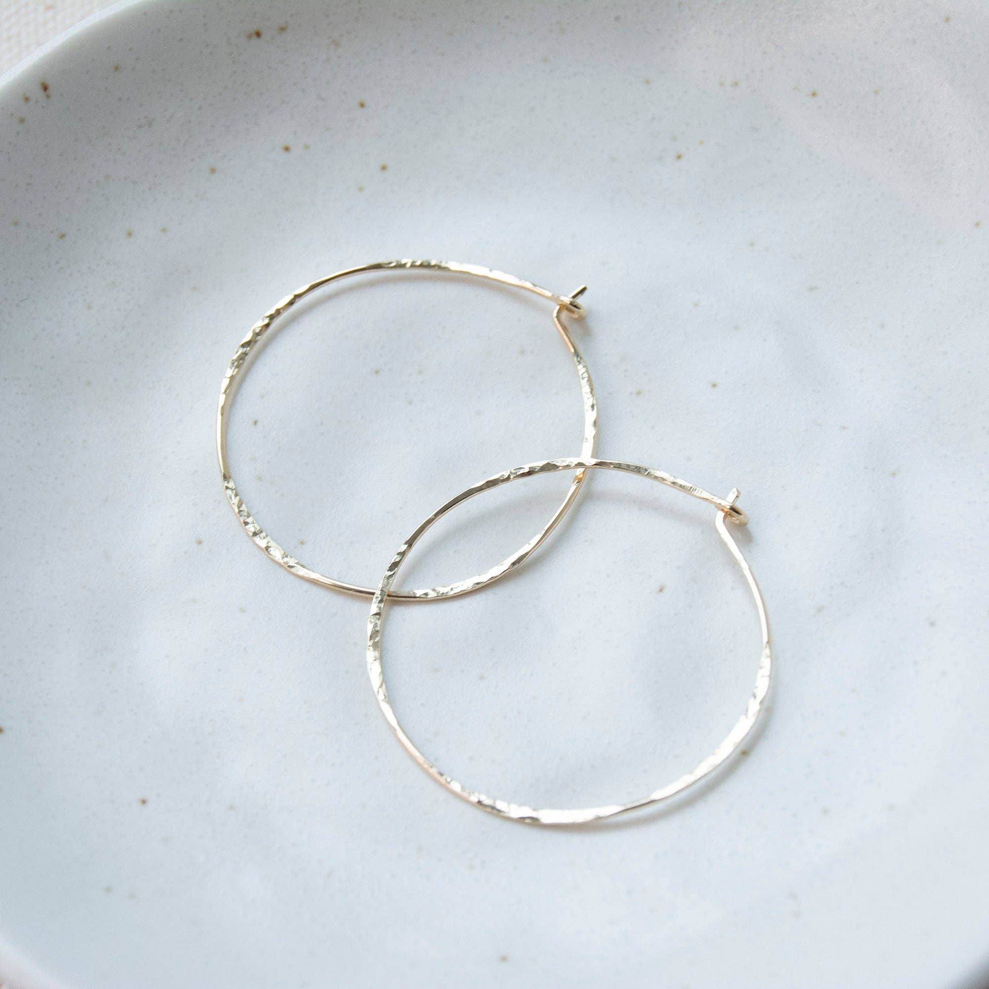 Organic Textured Hoops