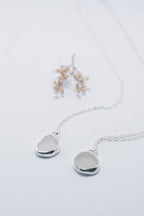 White Sea Glass Necklace