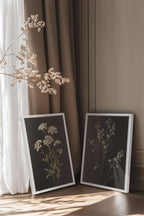 Precious Flower Duo , canvas wall art print 18x24 (x2)