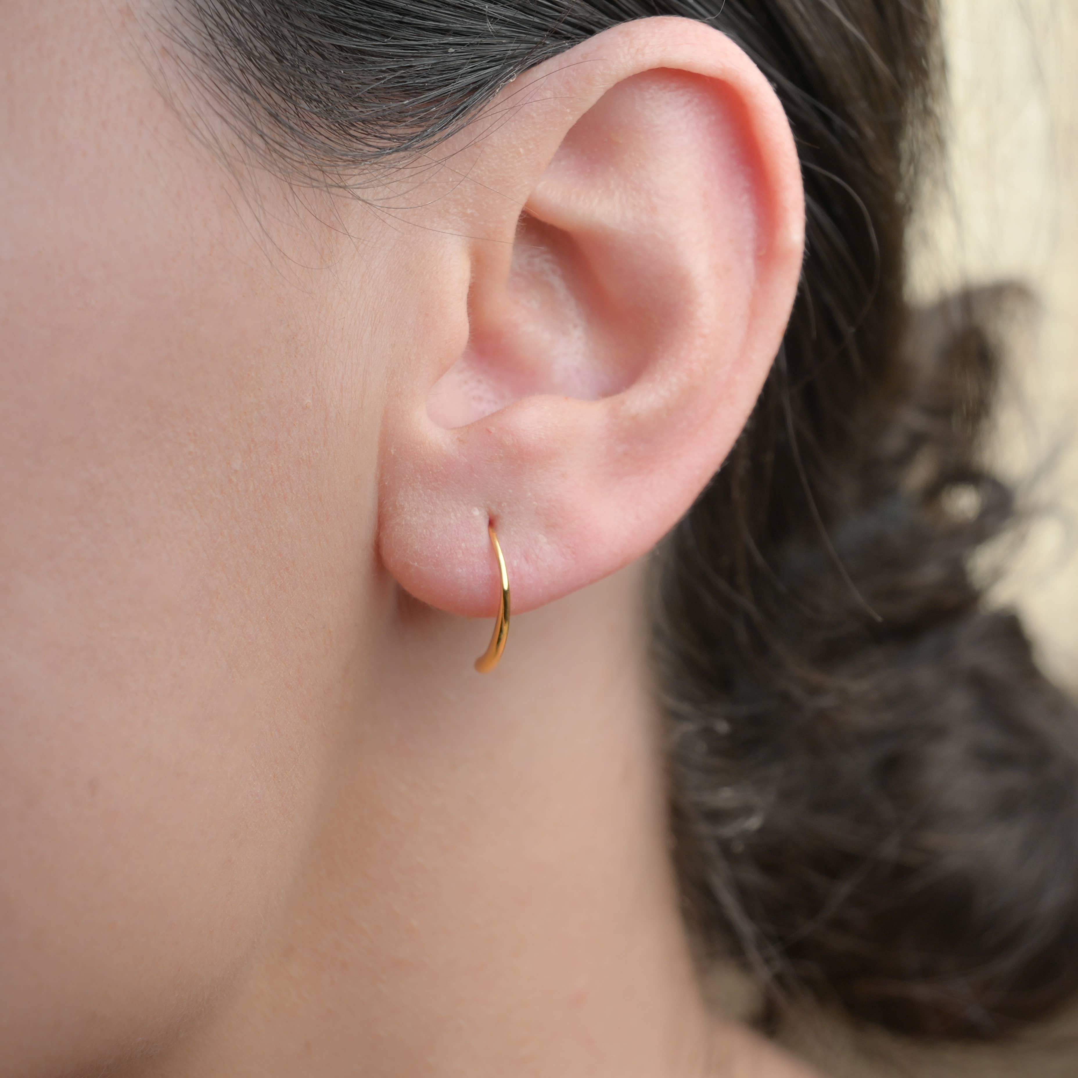 Dainty Threader Earrings - 925 Silver Tear Drop Earrings