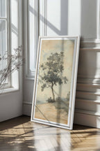 Tree of Memories, canvas wall art print 16x32