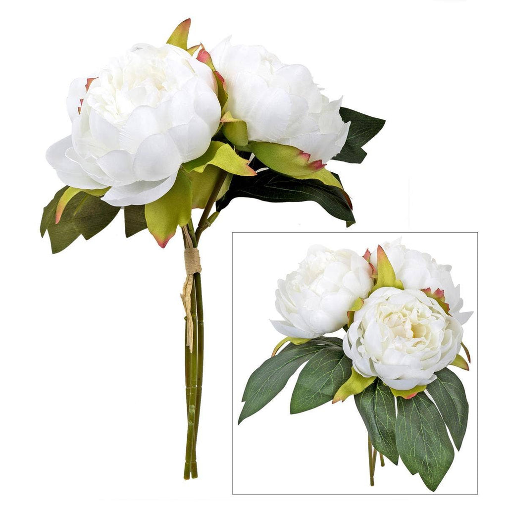 Truu Design Artificial Peony Bouquet, 7.9" x 11", in 2 Col.