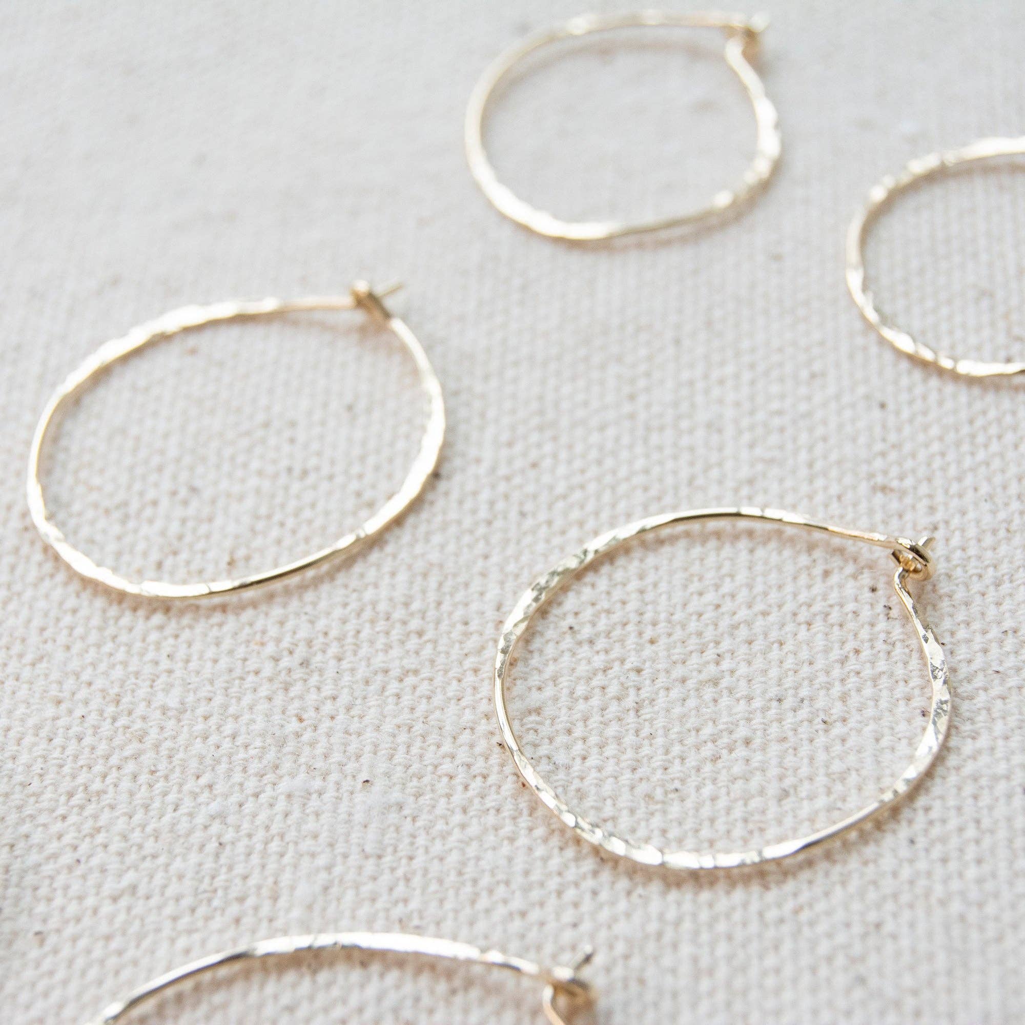 Organic Textured Hoops