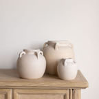 Luxe B CO- Cordoba White Matte Vase With Handles