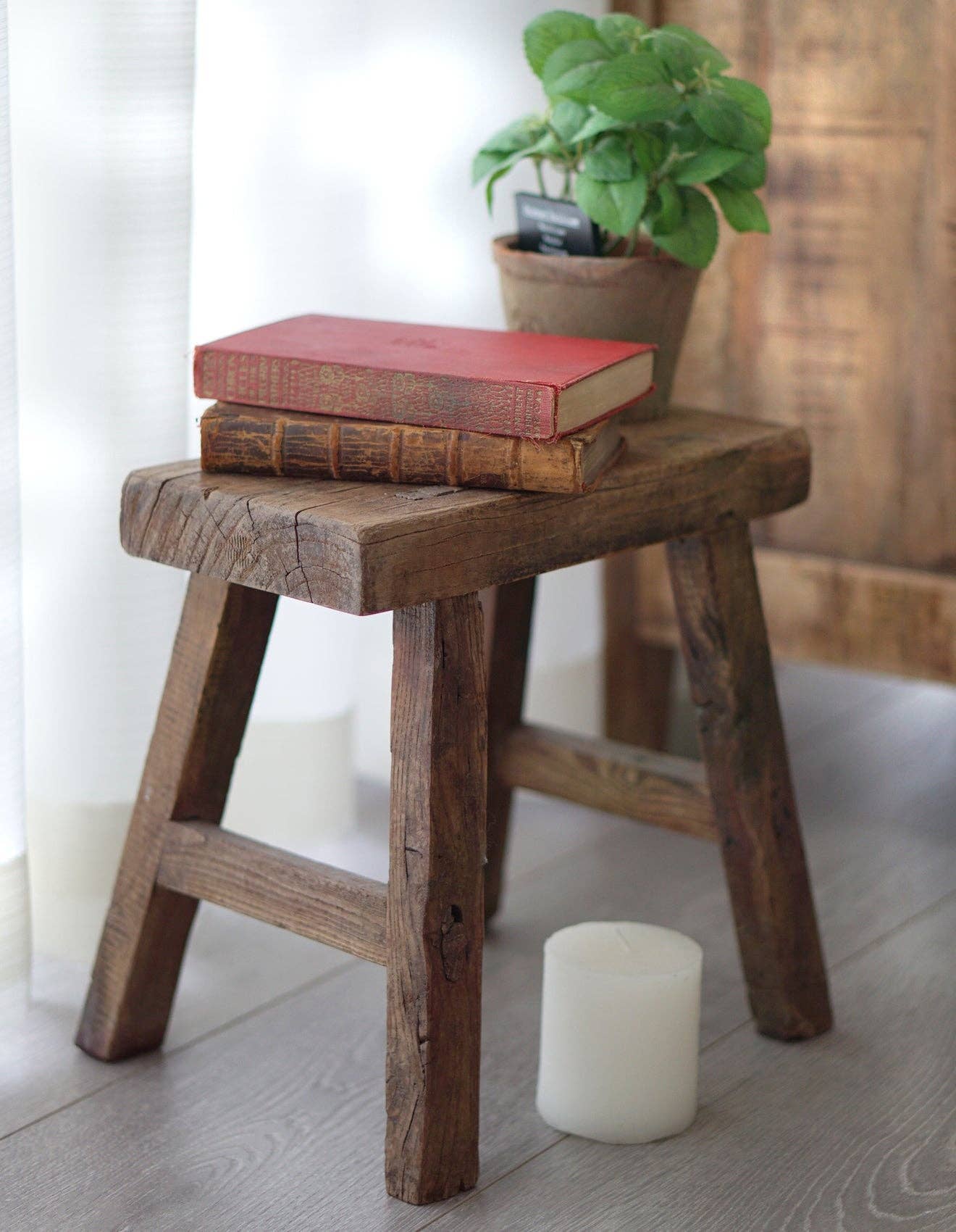 Rect. Antique Mini Stool